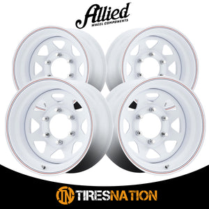 Allied White Spoke Trailer 15X6 5X4.50 81 0
