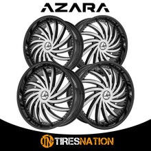Azara Aza-508 Gloss Black & Machined 22X8.5 5X112/5X114.3 74.1 38