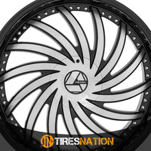 Azara Aza-508 Gloss Black & Machined 22X8.5 5X112/5X114.3 74.1 38