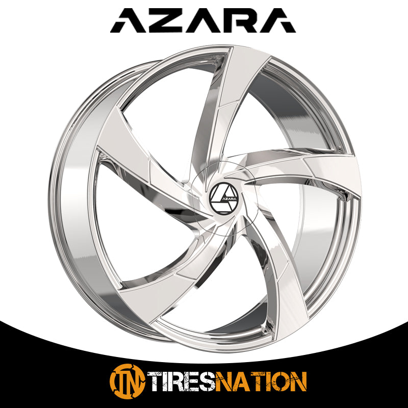 Azara Aza-524 Nano Chrome 20X8.5 5X112/5X114.3 74.1 35 – Tires Nation