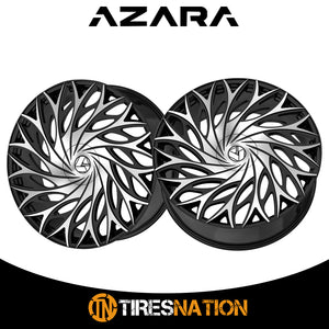 Azara Aza-525 Gloss Black & Machined 30X9.5 Blank 78.1 15