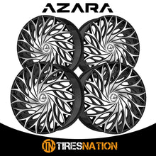 Azara Aza-525 Gloss Black & Machined 30X9.5 Blank 78.1 15