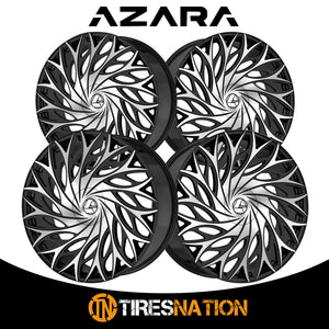 Azara Aza-525 Gloss Black & Machined 30X9.5 Blank 78.1 15