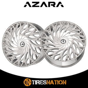 Azara Aza-525 Chrome 28X9.5 Blank 78.1 15