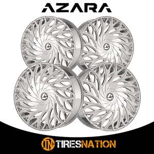 Azara Aza-525 Chrome 28X9.5 Blank 78.1 15