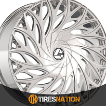 Azara Aza-525 Chrome 28X9.5 Blank 78.1 15
