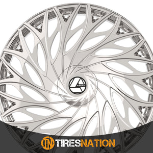 Azara Aza-525 Chrome 28X9.5 Blank 78.1 15