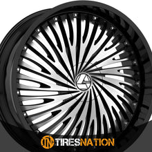 Azara Aza-526 Gloss Black & Machined 26X9.5 5X115/5X120 78.1 32