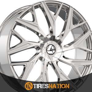 Azara Aza-527 Nano Chrome 24X9 6X135/6X139.7 87.1 25