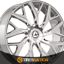 Azara Aza-527 Nano Chrome 20X8.5 5X114.3/5X120 74.1 35