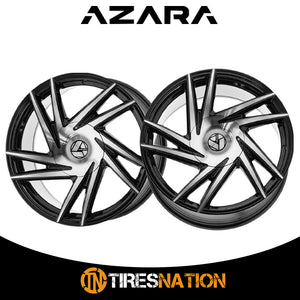 Azara Aza-529 Gloss Black & Machined 22X8.5 5X114.3/5X120 74.1 38