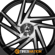 Azara Aza-529 Gloss Black & Machined 22X8.5 5X114.3/5X120 74.1 38