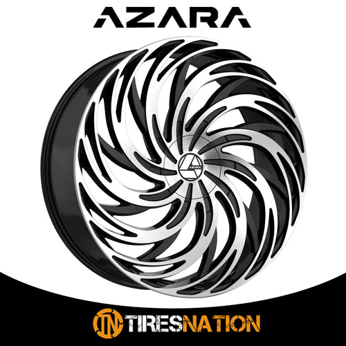 Azara Aza-531 Gloss Black & Machined 18X8 5X100/5X114.3 74.1 35