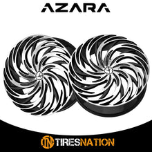 Azara Aza-531 Gloss Black & Machined 18X8 5X100/5X114.3 74.1 35