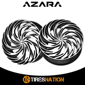 Azara Aza-531 Gloss Black & Machined 18X8 5X100/5X114.3 74.1 35