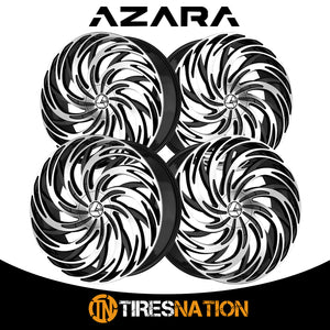 Azara Aza-531 Gloss Black & Machined 18X8 5X100/5X114.3 74.1 35