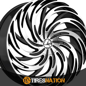 Azara Aza-531 Gloss Black & Machined 18X8 5X100/5X114.3 74.1 35