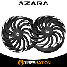 Azara Aza-534 Gloss Black & Machined 28X9.5 Blank 78.1 15