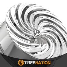 Azara Aza-535 Chrome 28X9.5 Blank 78.1 15