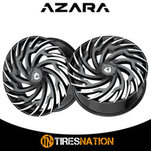 Azara Aza-536 Gloss Black & Machined 22X9.5 Blank 78.1 15
