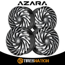 Azara Aza-536 Gloss Black & Machined 22X9.5 Blank 78.1 15
