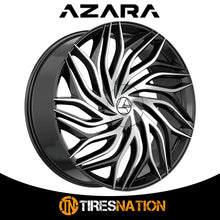 Azara Aza-537 Gloss Black & Machined 24X9 5X115/5X120 78.1 15