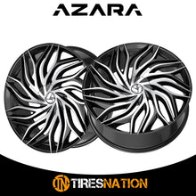 Azara Aza-537 Gloss Black & Machined 24X9 5X115/5X120 78.1 15