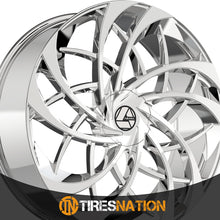 Azara Aza-540 Nano Chrome 20X8.5 5X114.3/5X120 74.1 35