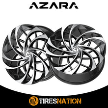 Azara Aza-541 Gloss Black & Machined 18X8 5X112/5X114.3 74.1 35