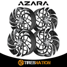 Azara Aza-541 Gloss Black & Machined 18X8 5X112/5X114.3 74.1 35