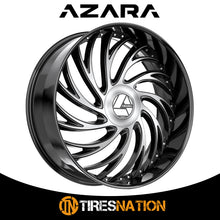 Azara Azx-101 Gloss Black & Machined 30X9.5 6X135/6X139.7 87.1 22