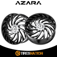 Azara Azx-101 Gloss Black & Machined 28X9.5 6X135/6X139.7 87.1 22