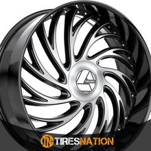 Azara Azx-101 Gloss Black & Machined 30X9.5 6X135/6X139.7 87.1 22