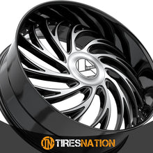 Azara Azx-101 Gloss Black & Machined 30X9.5 6X135/6X139.7 87.1 22