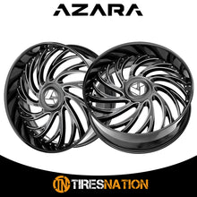 Azara Azx-101 Gloss Black & Milled 28X9.5 Blank 78.1 15