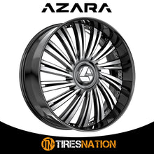Azara Azx-102 Gloss Black & Machined 24X9 5X115/5X120 78.1 15