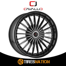 Cavallo Clv-32 Gloss Black & Machined 22X9.5 Blank 78.1 15