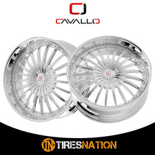 Cavallo Clv-32 Nano Chrome 22X8.5 5X112/5X114.3 74.1 38