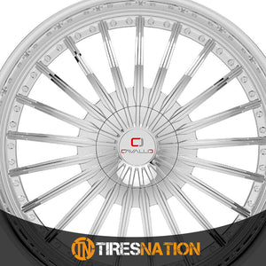 Cavallo Clv-32 Nano Chrome 22X8.5 5X114.3/5X120 74.1 38