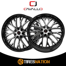 Cavallo Clv-33 Gloss Black & Machined 26X9.5 Blank 78.1 18