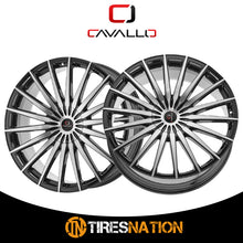 Cavallo Clv-34 Gloss Black & Machined 26X9.5 Blank 78.1 18