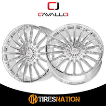 Cavallo Clv-34 Nano Chrome 22X8.5 5X112/5X114.3 74.1 38