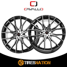 Cavallo Clv-36 Gloss Black & Machined 18X8 4X100/4X114.3 74.1 35