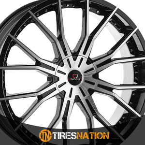 Cavallo Clv-36 Gloss Black & Machined 18X8 4X100/4X114.3 74.1 35