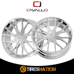 Cavallo Clv-36 Nano Chrome 18X8 5X108/5X114.3 74.1 35