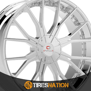 Cavallo Clv-36 Nano Chrome 18X8 5X108/5X114.3 74.1 35