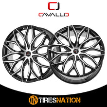 Cavallo Clv-37 Gloss Black & Machined 26X9.5 Blank 78.1 18