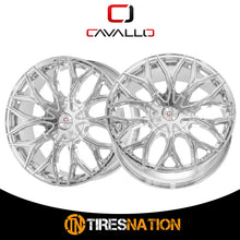 Cavallo Clv-37 Nano Chrome 22X9.5 5X115/5X120 74.1 15