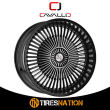 Cavallo Clv-41 Gloss Black & Machined 22X8.5 5X110/5X114.3 74.1 38