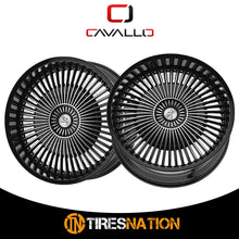 Cavallo Clv-41 Gloss Black & Machined 22X8.5 5X110/5X114.3 74.1 38